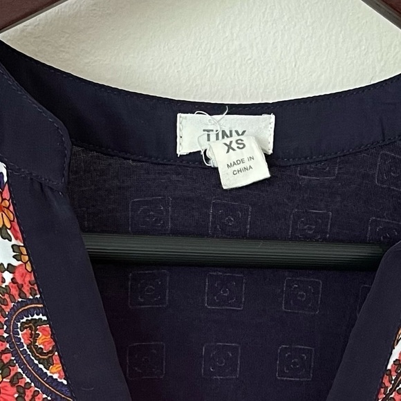 Anthropologie Tiny Paisley Persian Pear Top - Picture 3 of 3